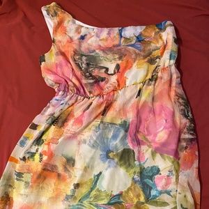 Charlotte Russe one shoulder blouse, size XL.